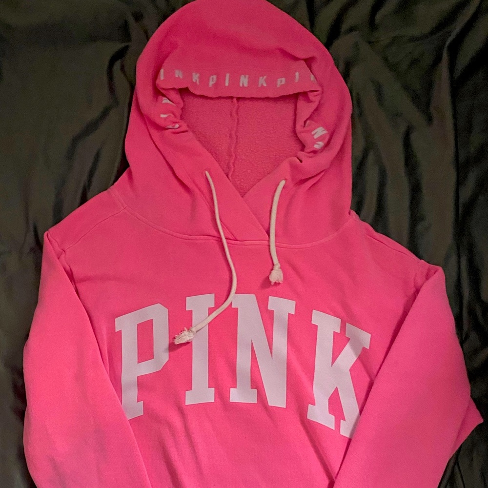 COPY - XS bright pink hoodie brand- VS PINK